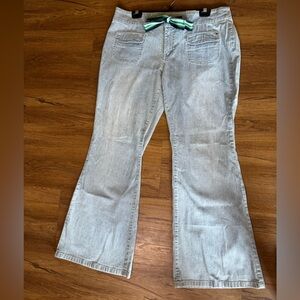 Tommy Hilfiger Flare Light Blue Women's Jeans Size 13 NWT $55  Y2K Vintage